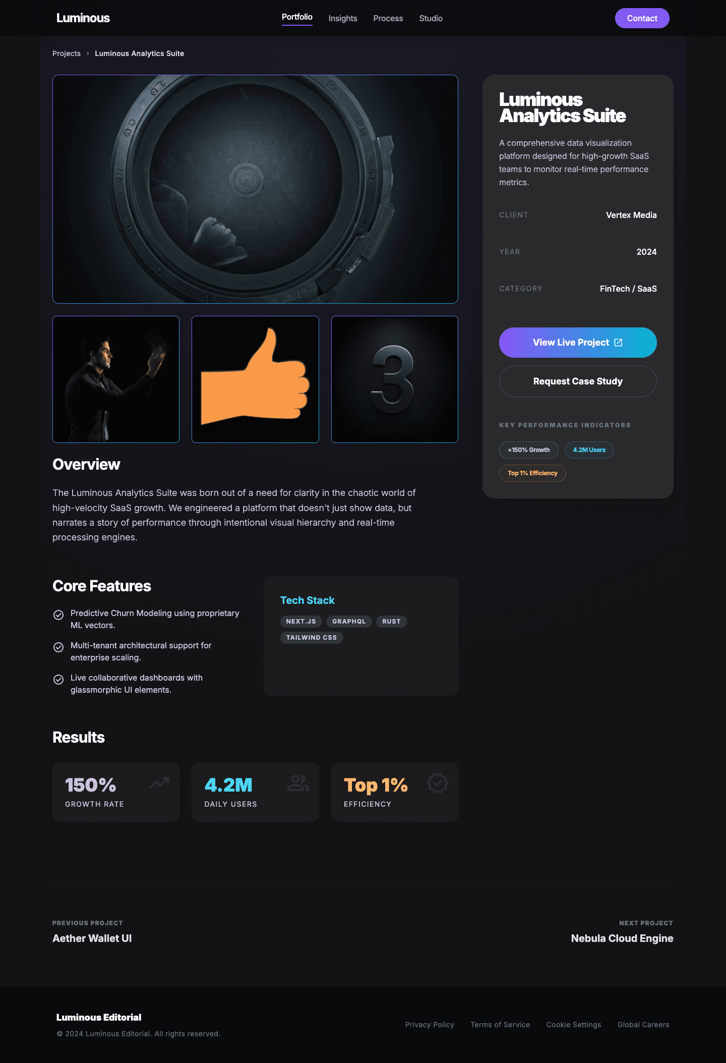 gradient - 포트폴리오 상세