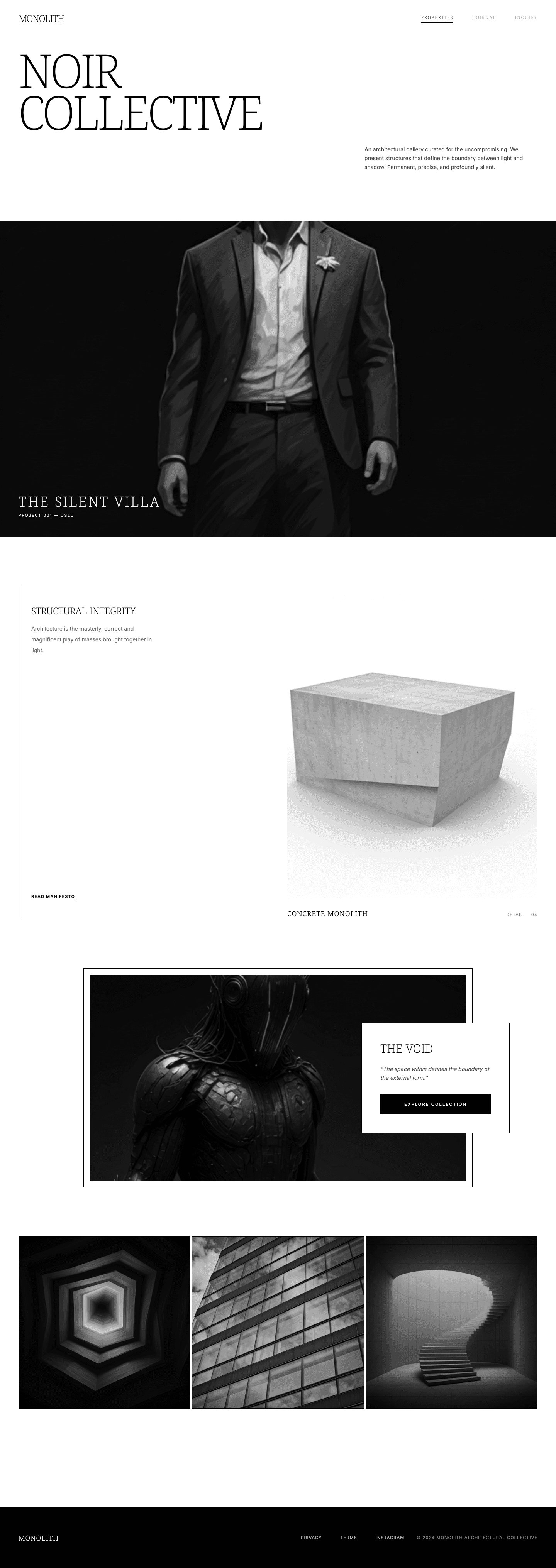 monochrome - 포트폴리오