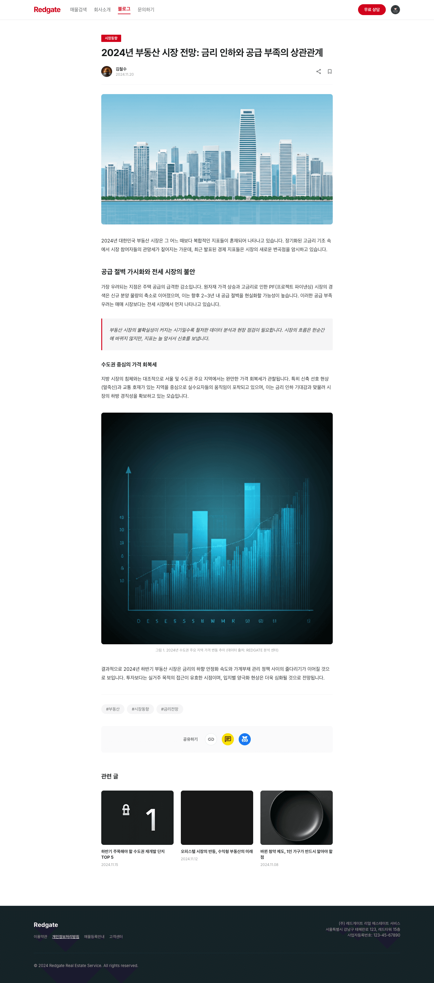 redgate 템플릿 레퍼런스 - 블로그 상세