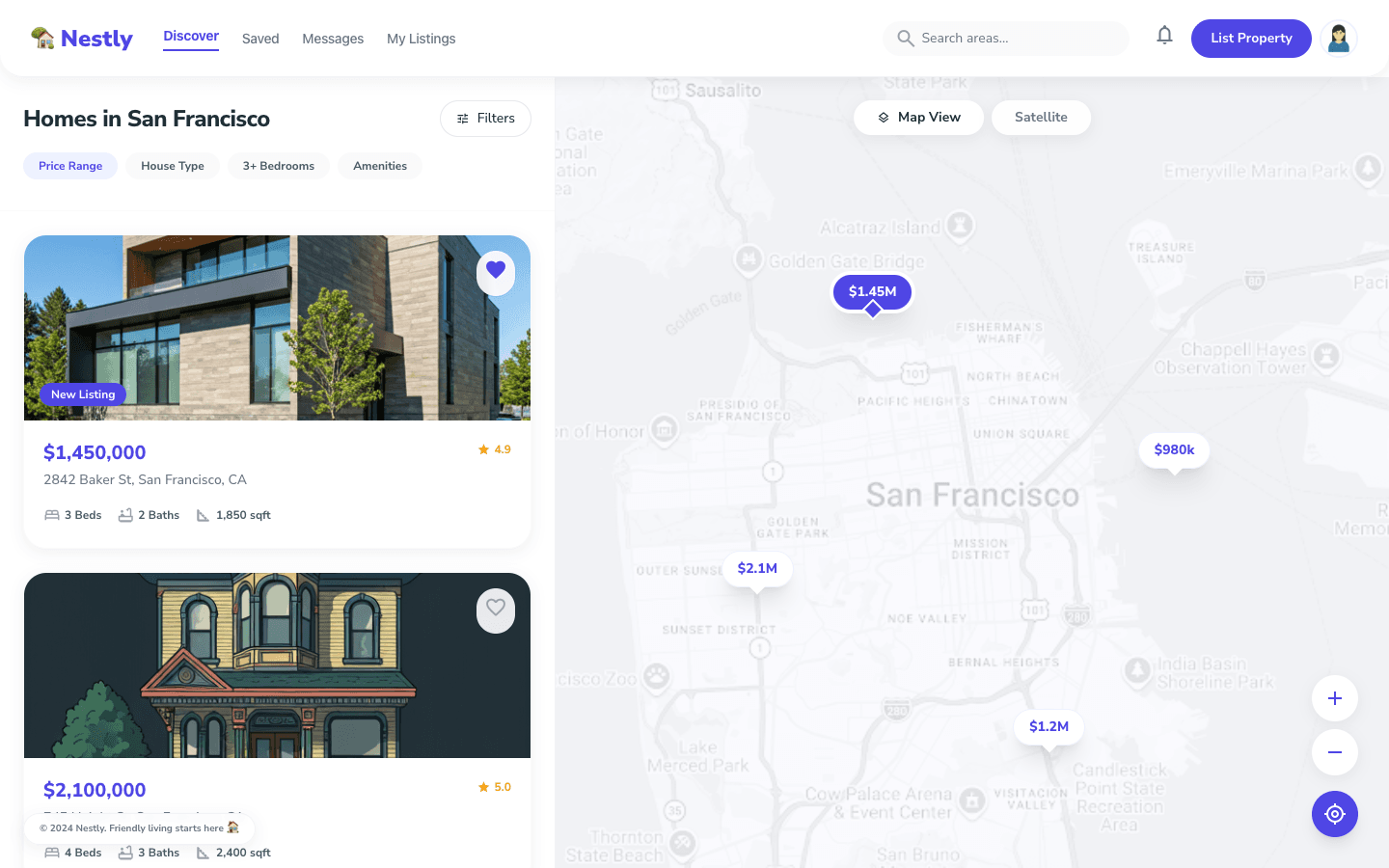 rounded - 매물 지도